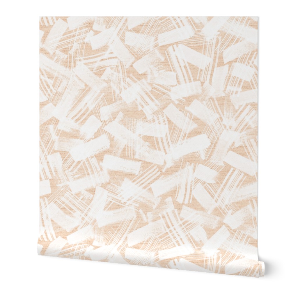 Anja Jankowsky Abstract Brushstrokes Wallpaper Japandi style 