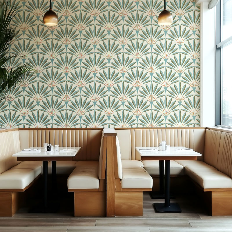 Anja Jankowsky - Art Deco Wallpaper - Restaurant