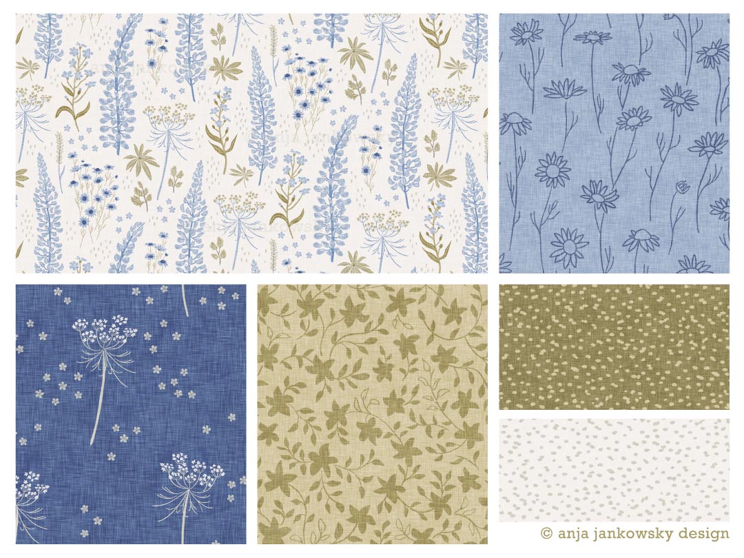 Anja Jankowsky Botanicals Featured Wallpaper Collection