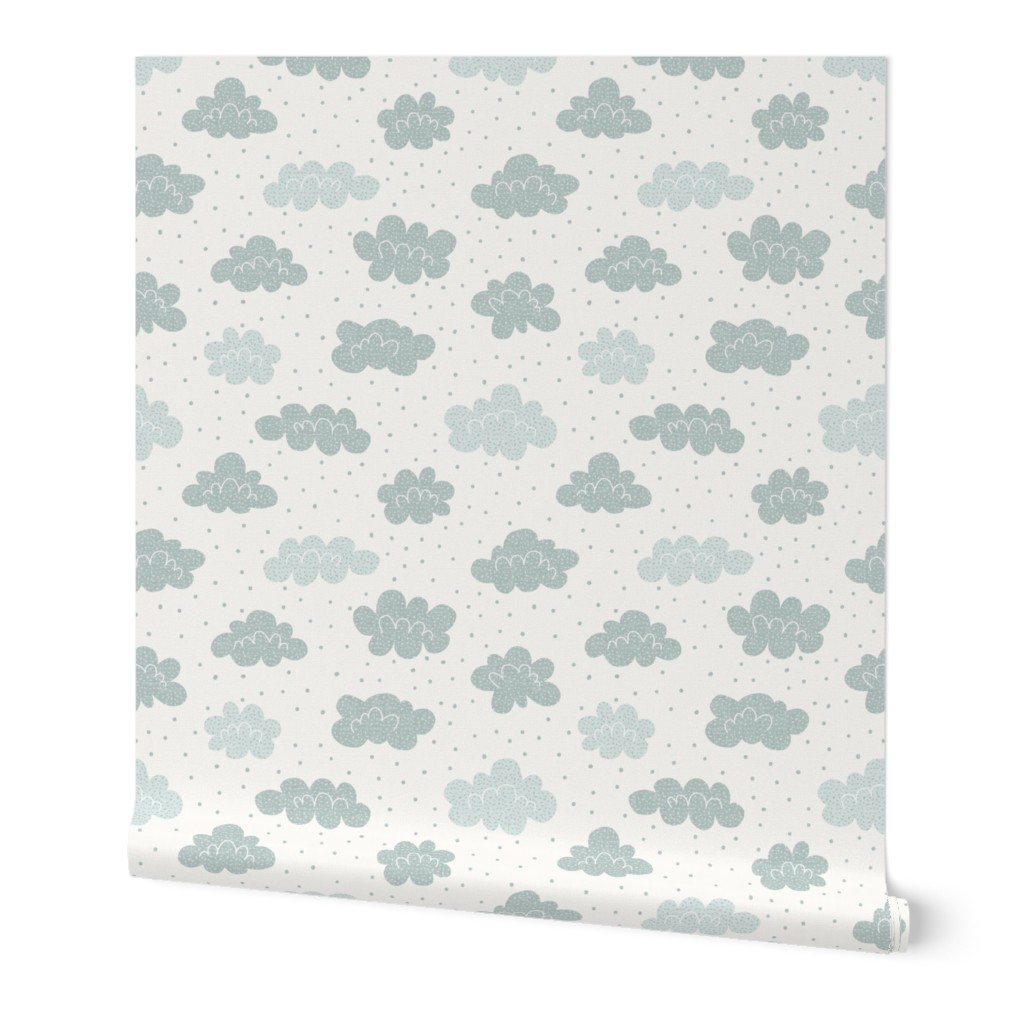 Anja Jankowsky Celestial Dreams Collection Cloud Wallpaper roll