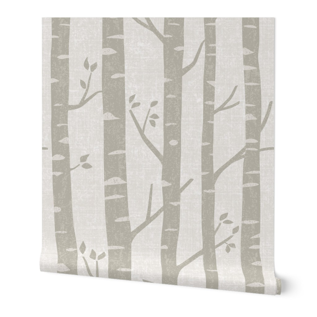 Anja Jankowsky Japandi Birches wallpaper roll