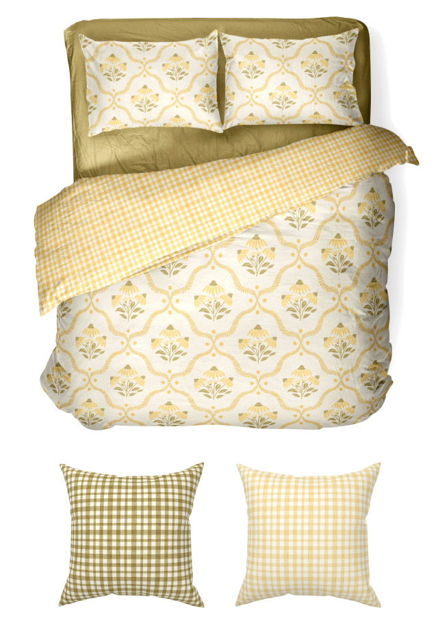 Anja Jankowsky Retro Country Hero Bedding