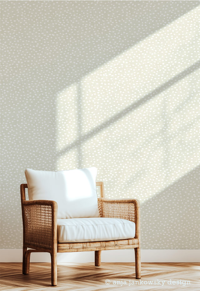 Anja Jankowsky Seeds Wallpaper with modern chair